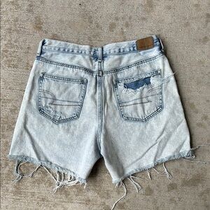 American Eagle Outfitters Blue Mom Jean Shorts